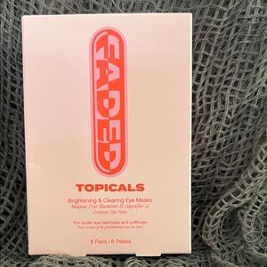 Topicals Faded Brightening & Clearing Eye Masks - Cream